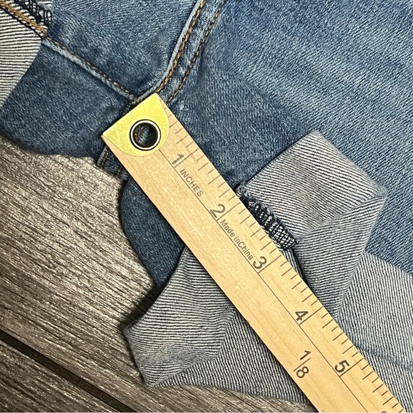 Levi’s High Rise Wedgie Short Size 24 Button Fly Cuffed Stretch - Picture 10 of 16